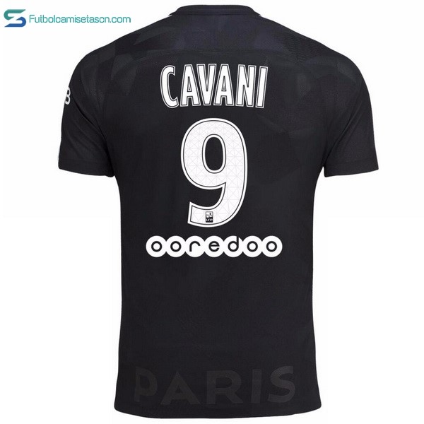 Camiseta Paris Saint Germain 3ª Cavani 2017/18